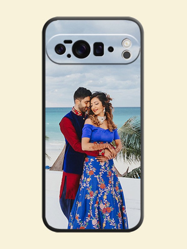 Full Single Pic Upload On Space Black Custom Soft Matte Mobile Back Cover - Google Pixel 10 Pro XL 5G
