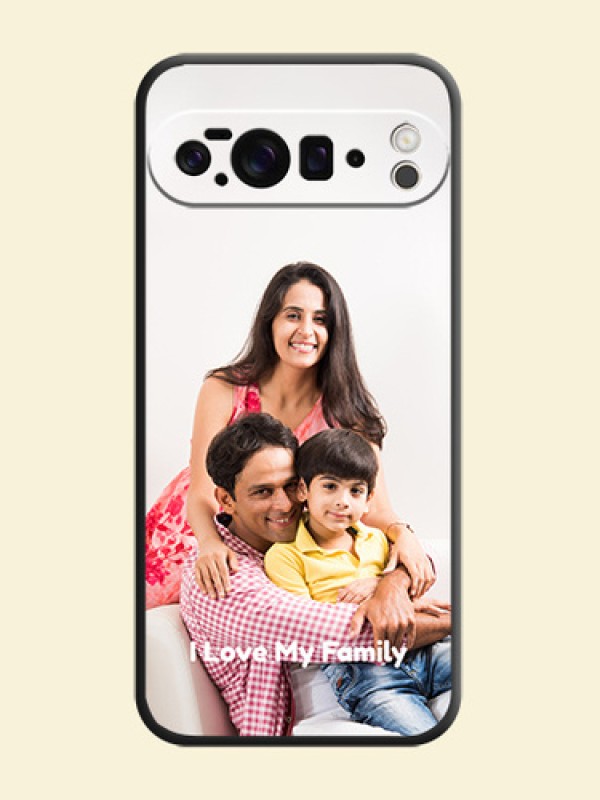 Full Single Pic Upload With Text On Space Black Custom Soft Matte Mobile Back Cover - Google Pixel 10 Pro XL 5G