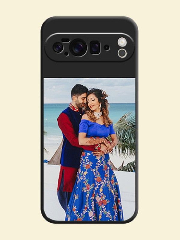 Image Upload With Space Black Color On Custom Soft Matte Mobile Back Cover - Google Pixel 10 Pro XL 5G