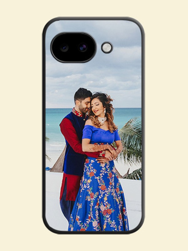 Full Single Pic Upload On Space Black Custom Soft Matte Mobile Back Cover - Google Pixel 10A 5G