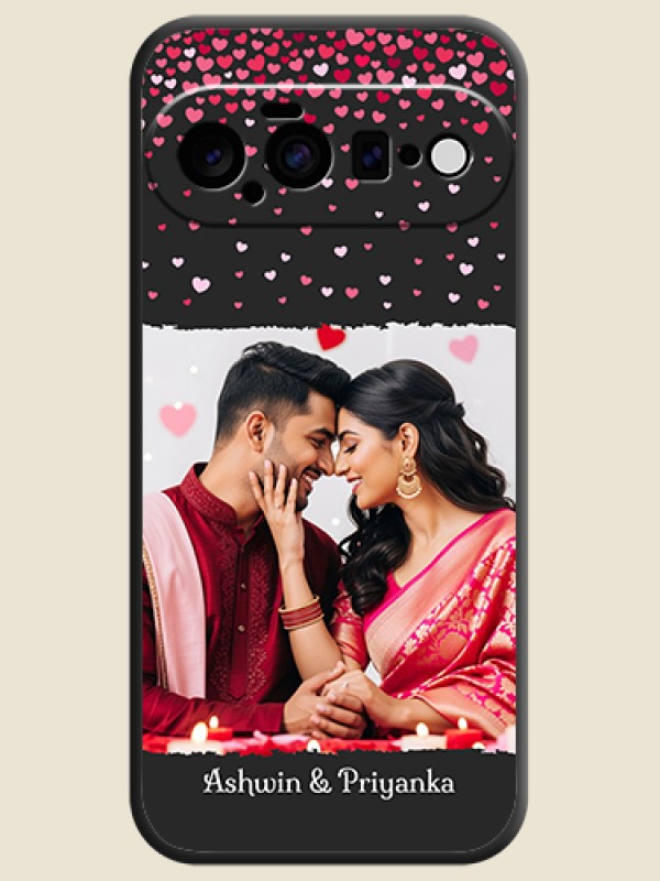 Fall in Love with Your Partner on Photo On Space Black Custom Soft Matte Mobile Back Cover - Google Pixel 11 5G