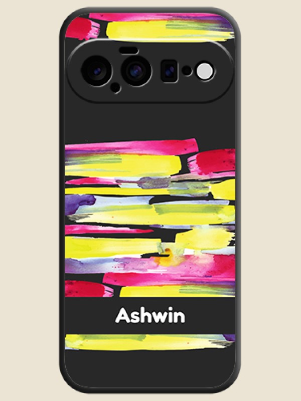 Brush Coloured On Space Black Custom Soft Matte Mobile Back Cover - Google Pixel 11 5G