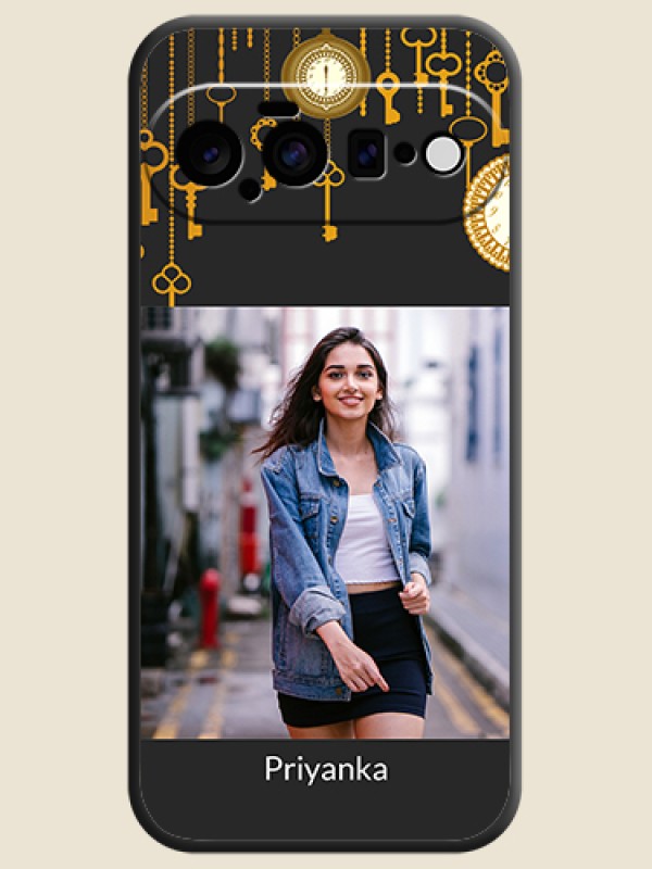 Decorative Design with Text On Space Black Custom Soft Matte Mobile Back Cover - Google Pixel 11 5G