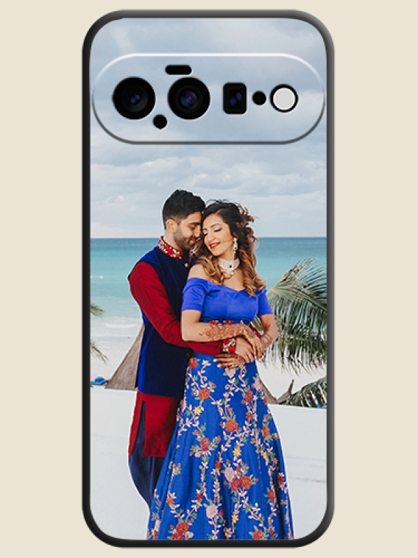 Full Single Pic Upload On Space Black Custom Soft Matte Mobile Back Cover - Google Pixel 11 5G