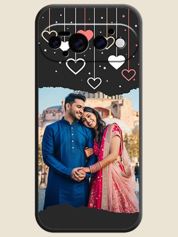 Love Hangings with Splash Wave Picture On Space Black Custom Soft Matte Mobile Back Cover - Google Pixel 11 Pro 5G
