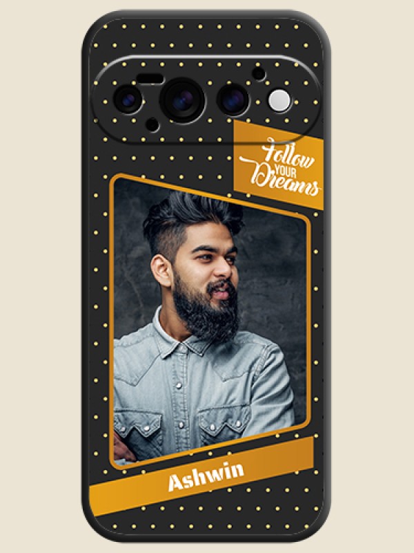 Follow Your Dreams with White Dots On Space Black Custom Soft Matte Mobile Back Cover - Google Pixel 11 Pro 5G