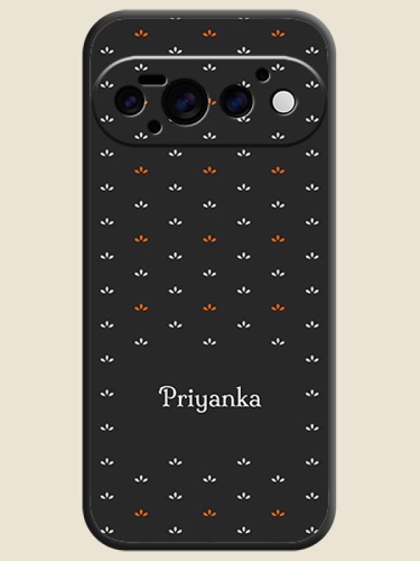 Simple Pattern With Custom Text On Space Black Custom Soft Matte Mobile Back Cover - Google Pixel 11 Pro 5G