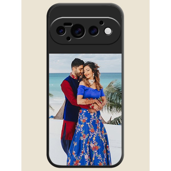 Image Upload With Space Black Color On Custom Soft Matte Mobile Back Cover - Google Pixel 11 Pro 5G