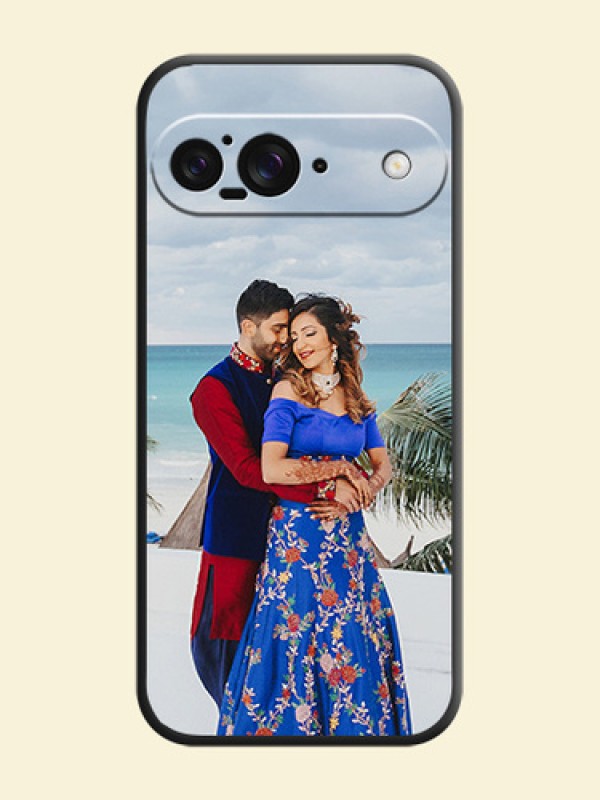 Full Single Pic Upload On Space Black Custom Soft Matte Mobile Back Cover - Google Pixel 9 5G