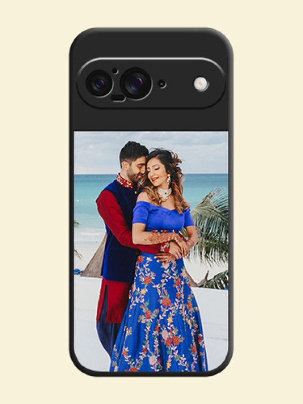 Image Upload With Space Black Color On Custom Soft Matte Mobile Back Cover - Google Pixel 9 5G