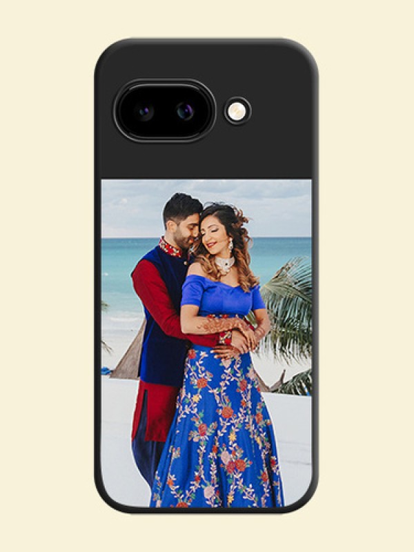 Image Upload With Space Black Color On Custom Soft Matte Mobile Back Cover - Google Pixel 9A 5G