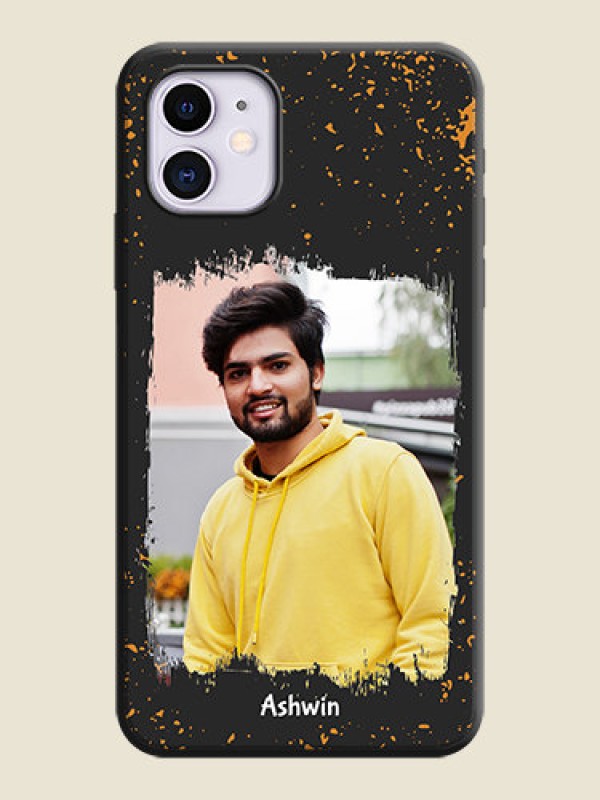 Custom Spray Free Design - Photo on Space Black Soft Matte Phone Cover - iPhone 11