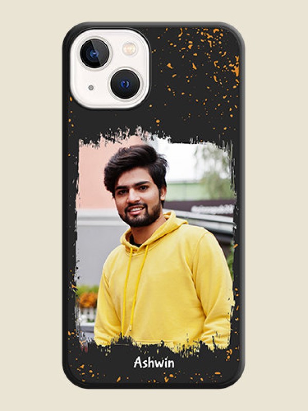 Custom Spray Free Design on Photo on Space Black Soft Matte Phone Cover - iPhone 13