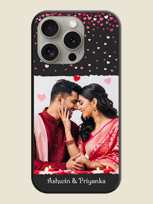 Custom Fall in Love with Your Partner - Photo on Space Black Soft Matte Phone Cover - iPhone 15 Pro