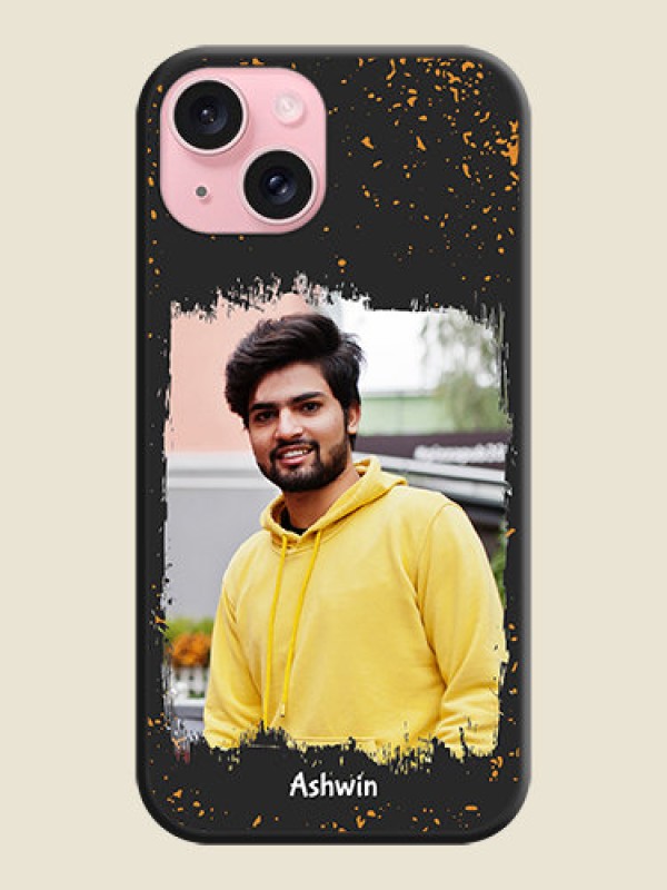 Custom Spray Free Design - Photo on Space Black Soft Matte Phone Cover - iPhone 15