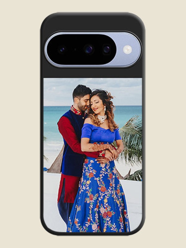 Custom Image Upload With Space Black Color On Custom Soft Matte Mobile Back Cover - Google Pixel 10 5G