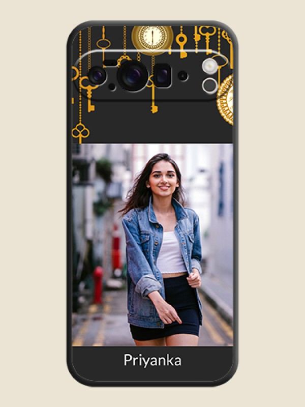 Custom Decorative Design with Text On Space Black Custom Soft Matte Mobile Back Cover - Google Pixel 10 Pro XL 5G