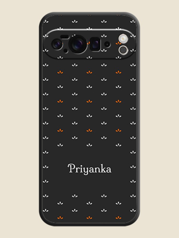 Custom Simple Pattern With Custom Text On Space Black Custom Soft Matte Mobile Back Cover - Google Pixel 10 Pro XL 5G