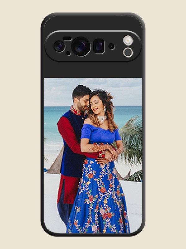 Custom Image Upload With Space Black Color On Custom Soft Matte Mobile Back Cover - Google Pixel 10 Pro XL 5G
