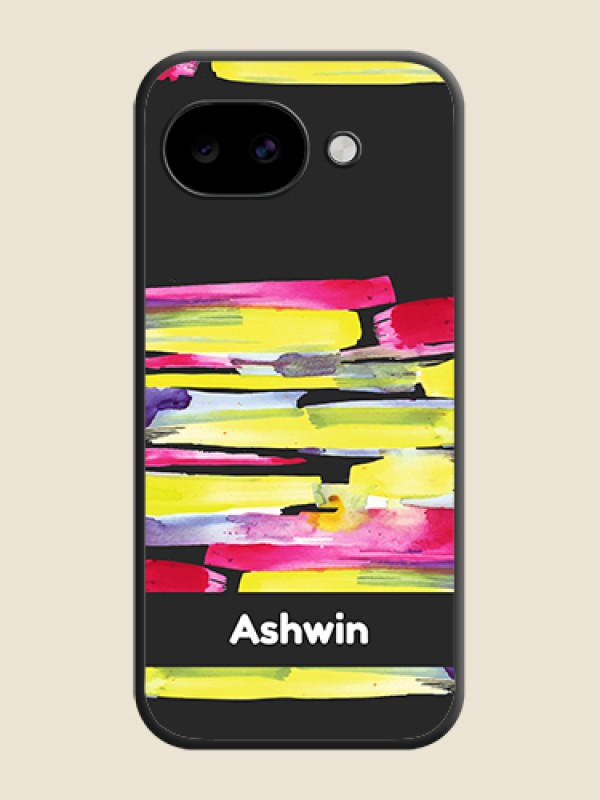 Custom Brush Coloured On Space Black Custom Soft Matte Mobile Back Cover - Google Pixel 10A 5G