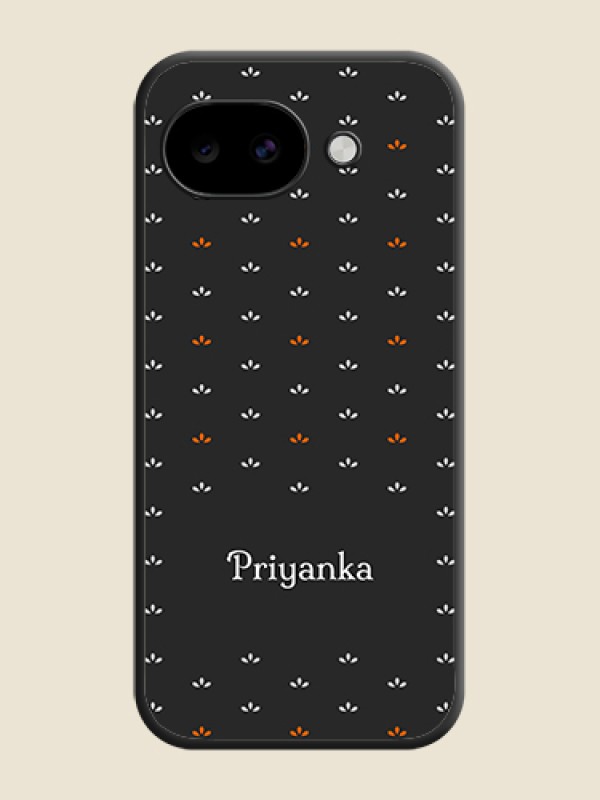 Custom Simple Pattern With Custom Text On Space Black Custom Soft Matte Mobile Back Cover - Google Pixel 10A 5G