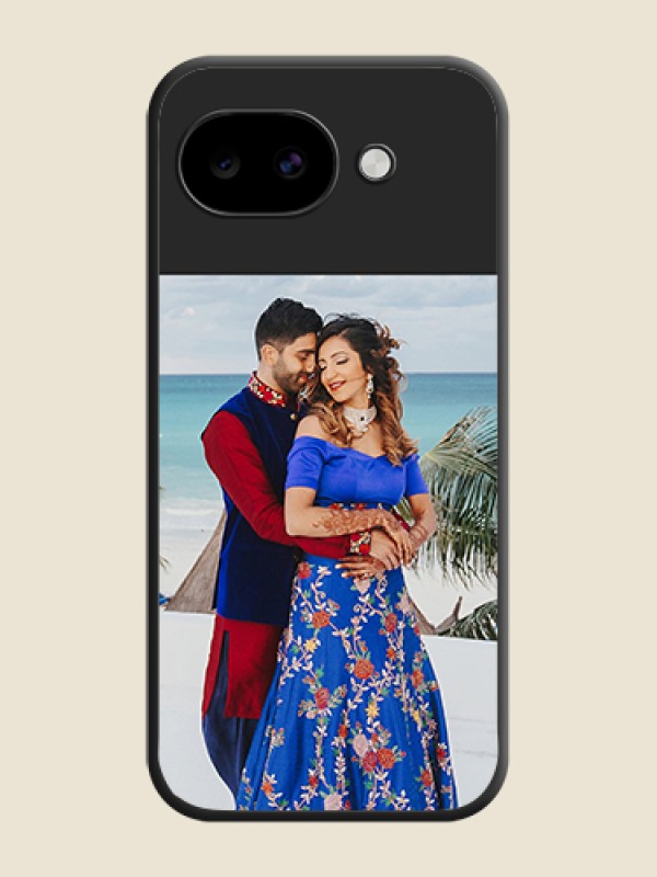 Custom Image Upload With Space Black Color On Custom Soft Matte Mobile Back Cover - Google Pixel 10A 5G