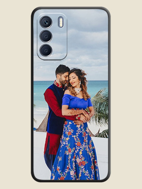 Custom Full Single Pic Upload On Space Black Custom Soft Matte Mobile Back Cover - Infinix Zero 5G 2023