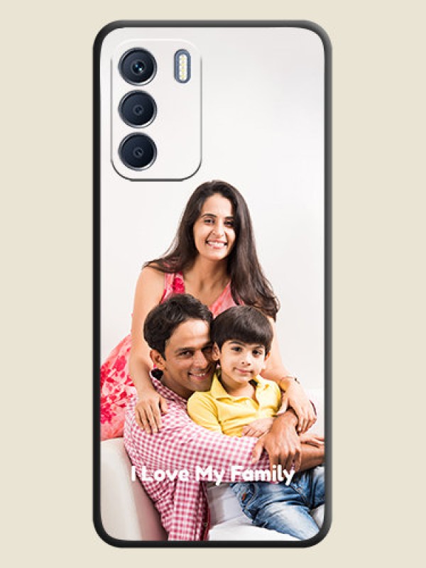 Custom Full Single Pic Upload With Text On Space Black Custom Soft Matte Mobile Back Cover - Infinix Zero 5G 2023