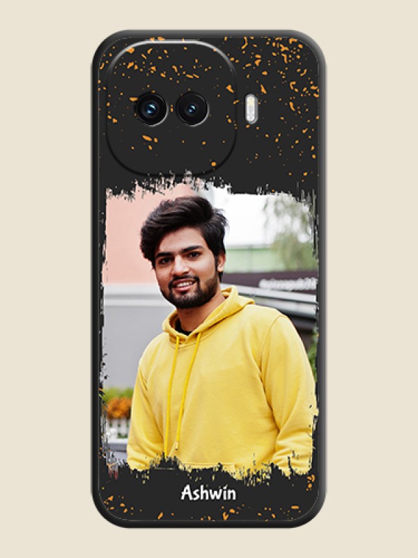 Custom Spray Free Design on Photo On Space Black Custom Soft Matte Mobile Back Cover - iQOO 15R 5G