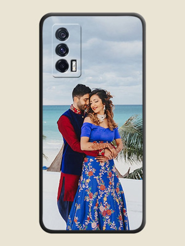 Custom Full Single Pic Upload On Space Black Personalized Soft Matte Phone Covers -Iqoo 7 5G