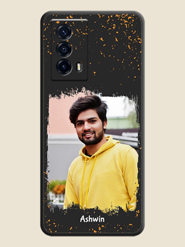 Custom Spray Free Design on Photo on Space Black Soft Matte Phone Cover - iQOO Z5 5G