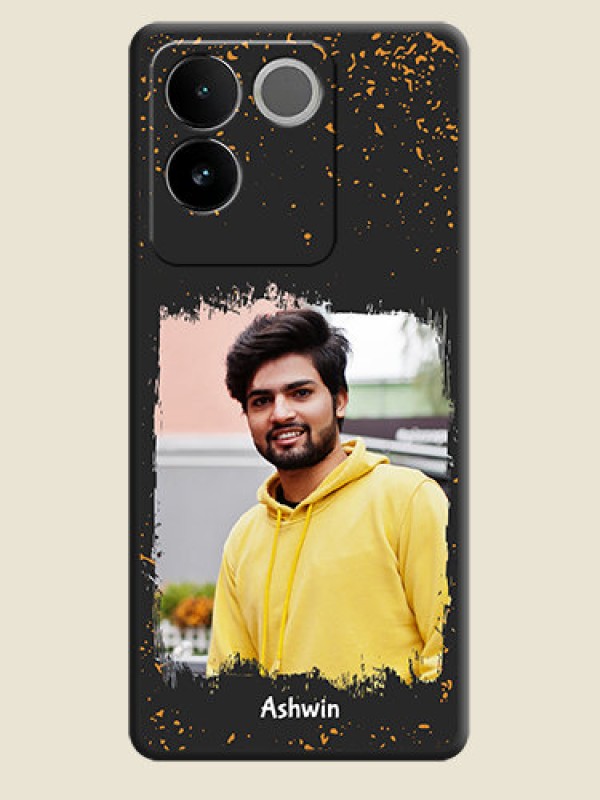 Custom Spray Free Design - Photo on Space Black Soft Matte Phone Cover - iQOO Z7 Pro 5G