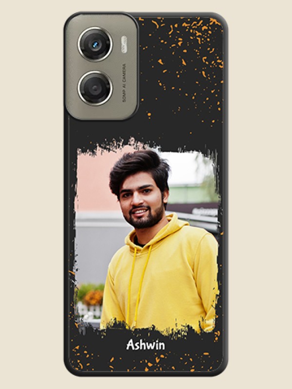 Custom Spray Free Design on Photo On Space Black Custom Soft Matte Mobile Back Cover - Motorola Moto G06 Power