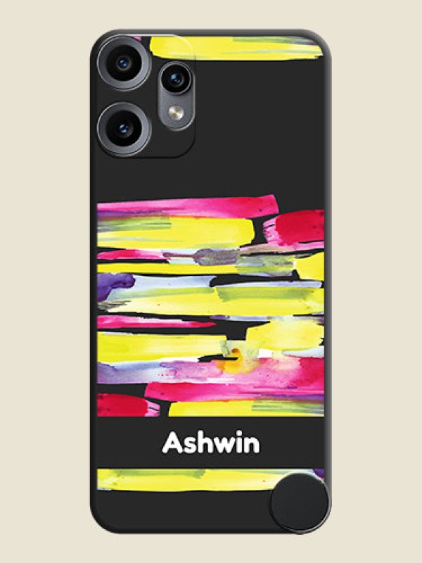 Custom Brush Coloured On Space Black Custom Soft Matte Mobile Back Cover - Nothing CMF Phone 2 Pro 5G