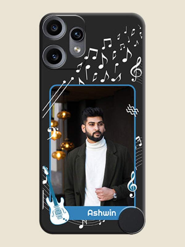 Custom Musical Theme Design with Text on Photo On Space Black Custom Soft Matte Mobile Back Cover - Nothing CMF Phone 2 Pro 5G