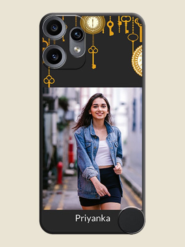 Custom Decorative Design with Text On Space Black Custom Soft Matte Mobile Back Cover - Nothing CMF Phone 2 Pro 5G