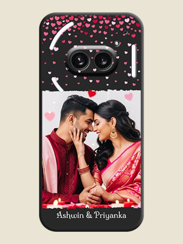 Custom Fall in Love with Your Partner - Photo on Space Black Soft Matte Phone Cover - Nothing Phone 2A 5G