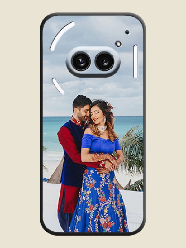 Custom Full Single Pic Upload On Space Black Personalized Soft Matte Phone Covers - Nothing Phone 2A 5G