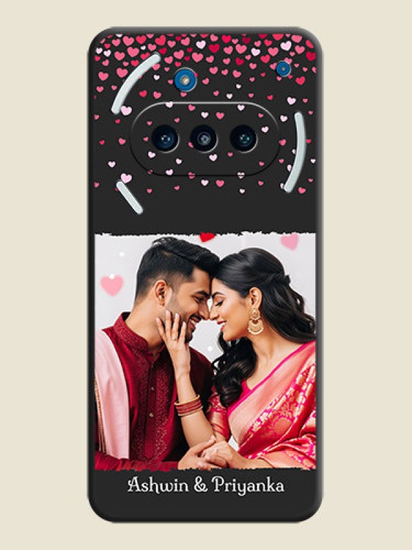 Custom Fall in Love with Your Partner on Photo On Space Black Custom Soft Matte Mobile Back Cover - Nothing Phone 3a 5G