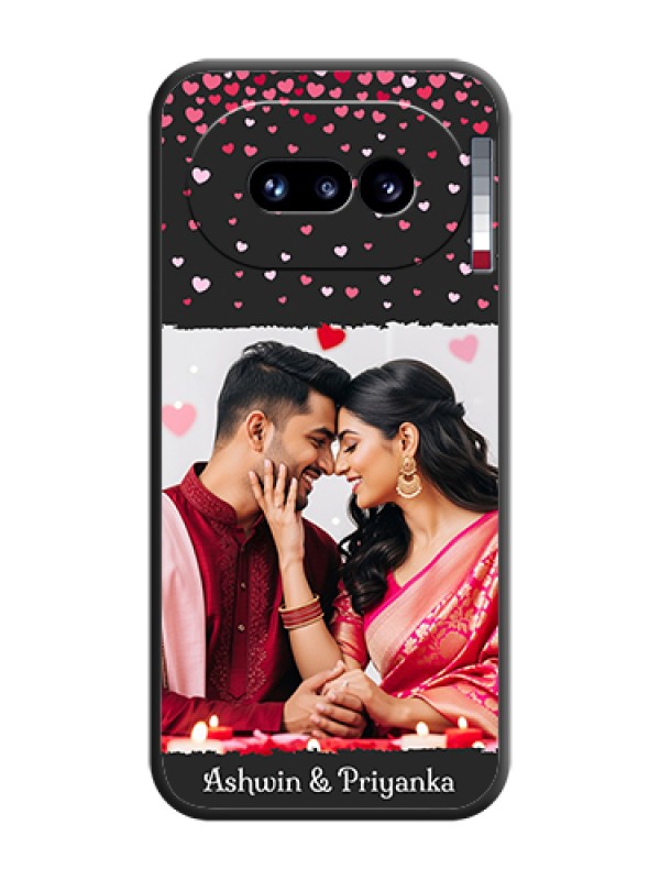 Custom Fall in Love with Your Partner on Photo On Space Black Custom Soft Matte Mobile Back Cover - Nothing Phone 4A 5G