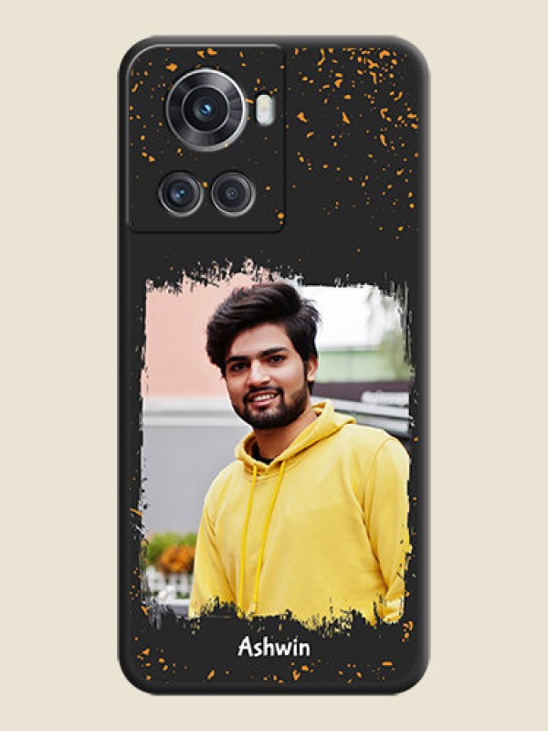 Custom Spray Free Design on Photo on Space Black Soft Matte Phone Cover - OnePlus 10R 5G