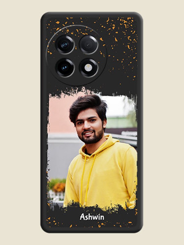 Custom Spray Free Design on Photo on Space Black Soft Matte Phone Cover - OnePlus 11R 5G
