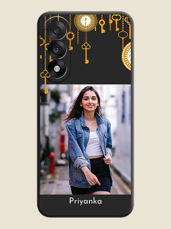 Custom Decorative Design with Text On Space Black Custom Soft Matte Mobile Back Cover - OnePlus Nord 5 5G