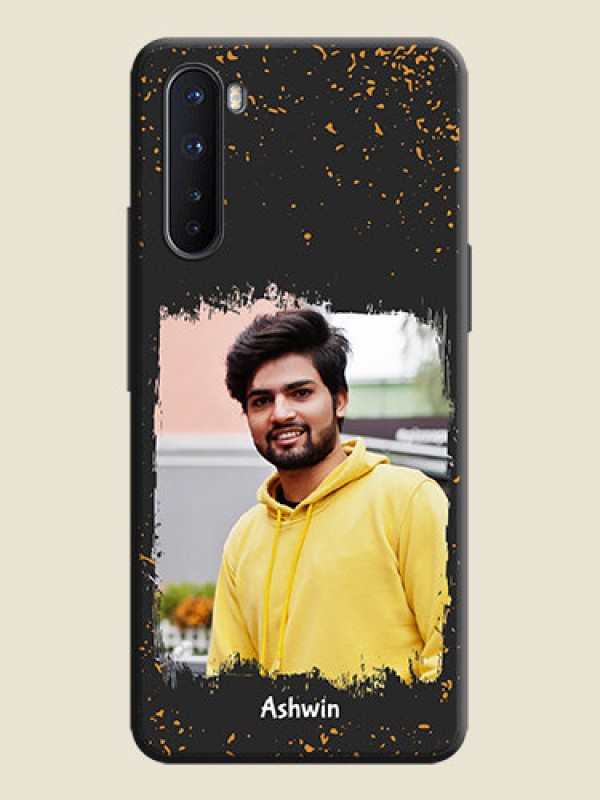 Custom Spray Free Design - Photo on Space Black Soft Matte Phone Cover - OnePlus Nord 5G