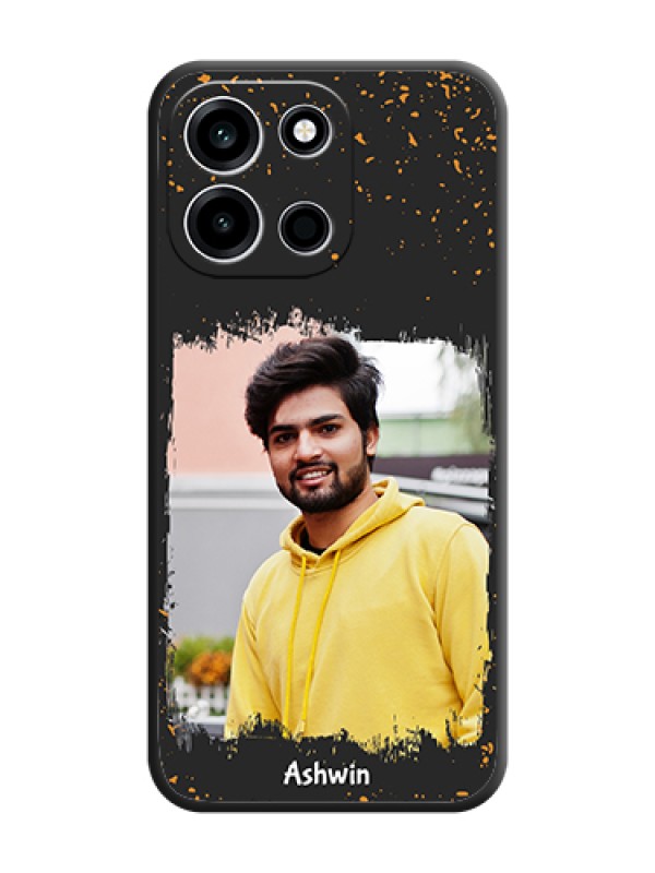 Custom Spray Free Design on Photo On Space Black Custom Soft Matte Mobile Back Cover - OnePlus Nord 6 5G