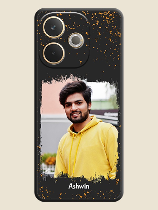 Custom Spray Free Design on Photo On Space Black Custom Soft Matte Mobile Back Cover - Oppo A5 Pro 5G