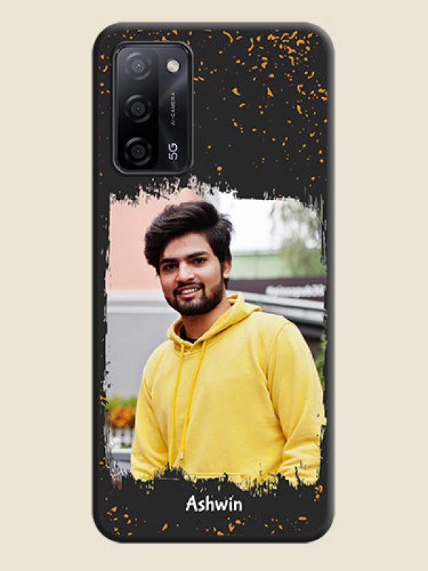 Custom Spray Free Design on Photo on Space Black Soft Matte Phone Cover - Oppo A53s 5G