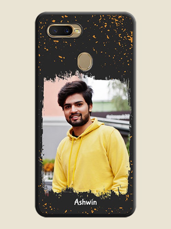 Custom Spray Free Design on Photo on Space Black Soft Matte Phone Cover - Oppo A7