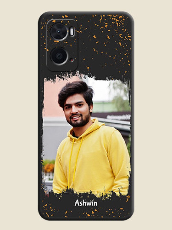 Custom Spray Free Design on Photo on Space Black Soft Matte Phone Cover - Oppo A96