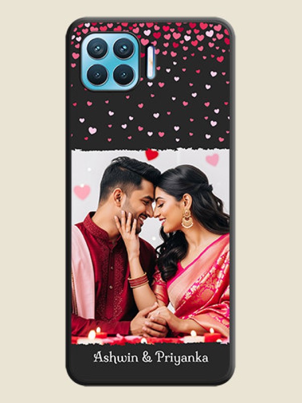 Custom Fall in Love with Your Partner  on Photo on Space Black Soft Matte Phone Cover - Oppo F17